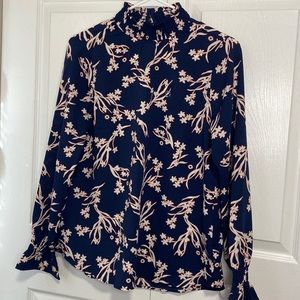 Lands End Chase Bank Women Blouse